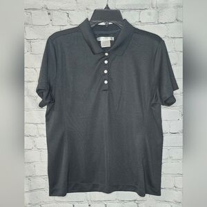 Nike Women's Black Golf‎ Polo Shirt Size Large